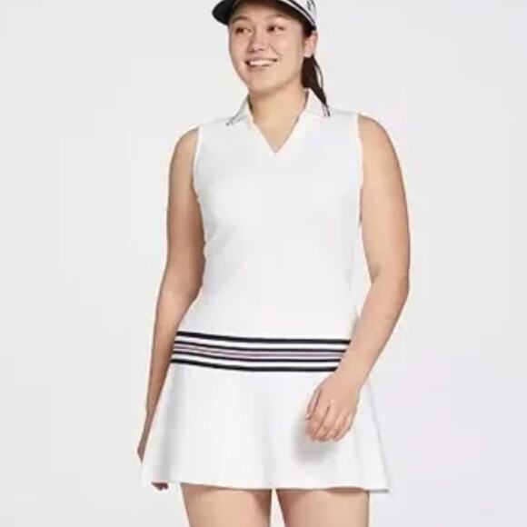 Walter Hagen Women's Taped Drop Waist Golf or Tennis Dress Small NWOT - Picture 1 of 8